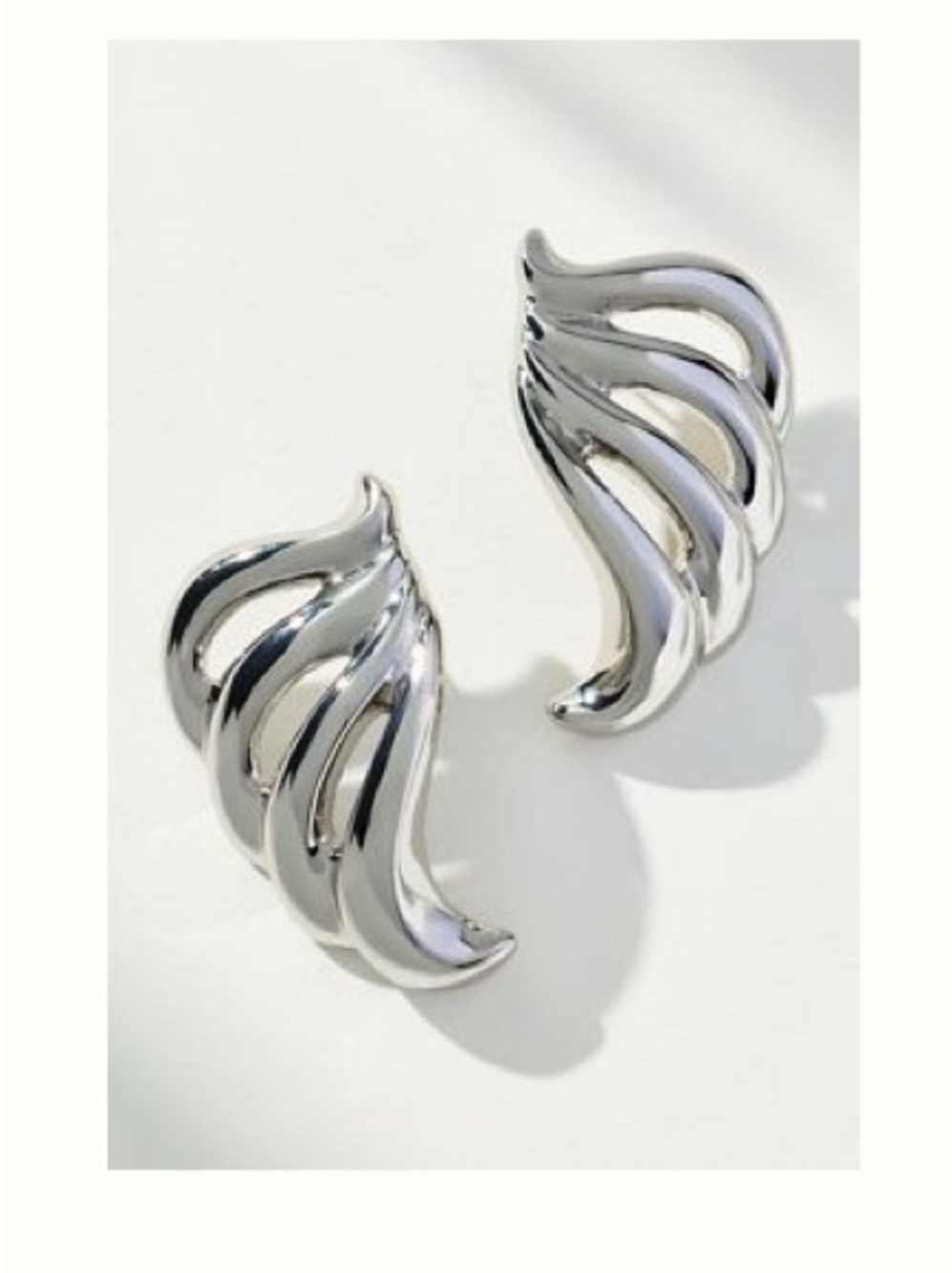Sculpted Wing Earrings